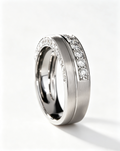 Hot Sale 9K 14K 18K Gold Ring Custom Men Ring New Design Lab Diamond Ring Round Brilliant Cut Men Birthday Gift Jewelry Making