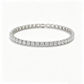 IGI Certified Lab Synthetic Diamond Tennis Bracelet with 3mm DEF VVS Round Cut 14K/9K Gold for Jewelry Wholesale
