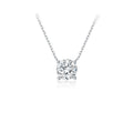 18k Gold Lab Grown Diamond Necklace with IGI Certified 3ct D VVS2 Solitaire Round Brilliant Cut for Elegant Day Wear