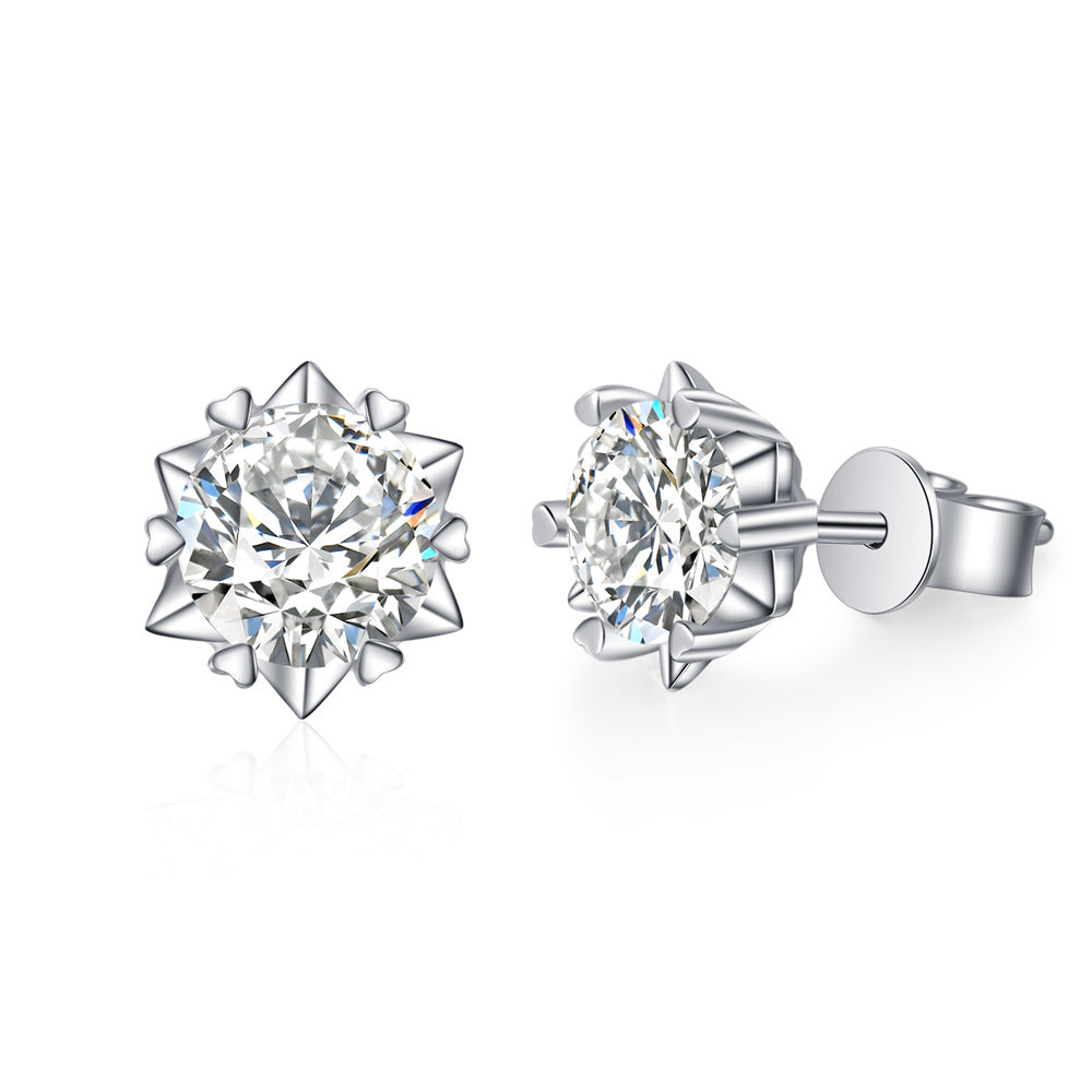 IGI Certified Lab Diamond Stud Earrings 14k 18k  1ct D VVS2 HPHT CVD Diamond Earring