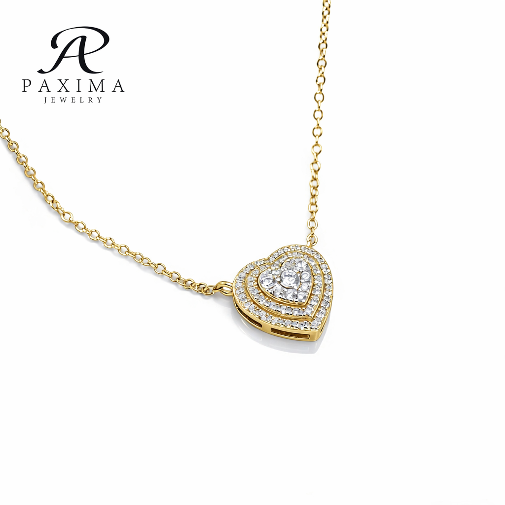 IGI Certified Lab Grown Diamond Necklace with Halo Setting Small Round Diamond for Vacation Wear
